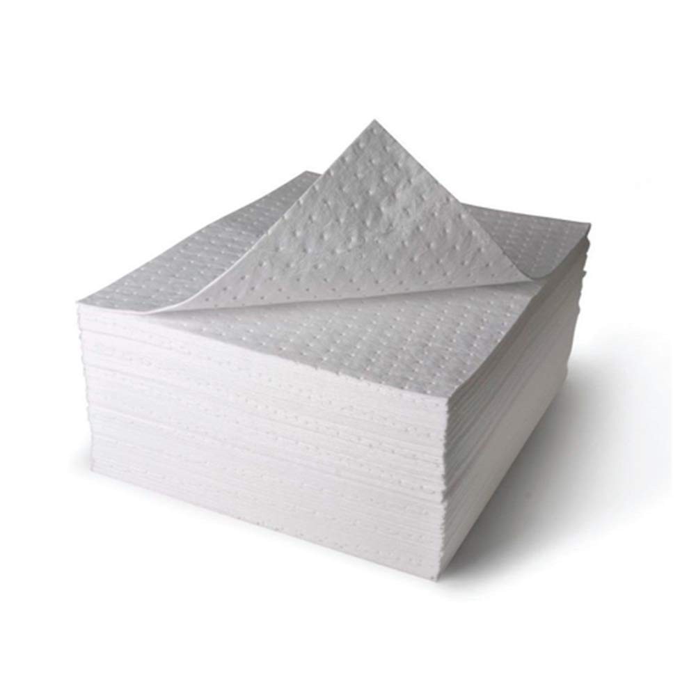 Oil Spill Absorbent Mats Heavyweight Pads 20″x15″ for Garage Cleanup