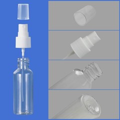 24 Pcs Spray Bottles 2oz / 55ml Clear Empty Mini White