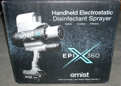 Emist EPIX360 Electrostatic Sprayer Handheld – Portable & Fast Disinfecting