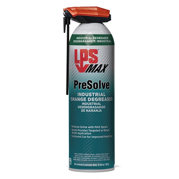 LPS 91420 MAX PreSolve Industrial Orange Degreaser, 15oz. Aerosol