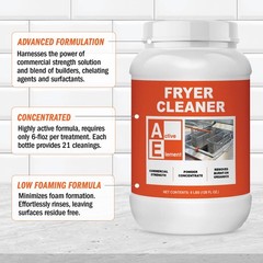 Active Element Fryer Cleaner – 8-lbs – Boil Out – 128 Ounce (Pack of 1)
