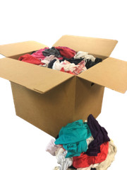 Colored Knit Rags – Cleaning Wiping Cloth – 50 LB Box
