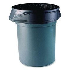 Boardwalk High-Density Can Liners, 45 gal, 22 mic, 40 x 48, Black, 150/Carton