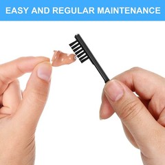 Mudder 7 Pieces Hearing Aid Amplifier Cleaning Tools, 8 Piece Set, Black