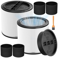 90304 Replacement Filter Kit Compatible with Shop Vac B0D794WHQM, White