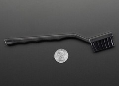 2 Pcs Black Plastic Bristle ESD Anti Static Brush PCB Board Cleaner Dust Logic M