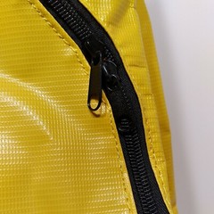 Uline S-21665 Yellow Zipper Vinyl Replacement Bag For Janitor Cart 24 Gallon