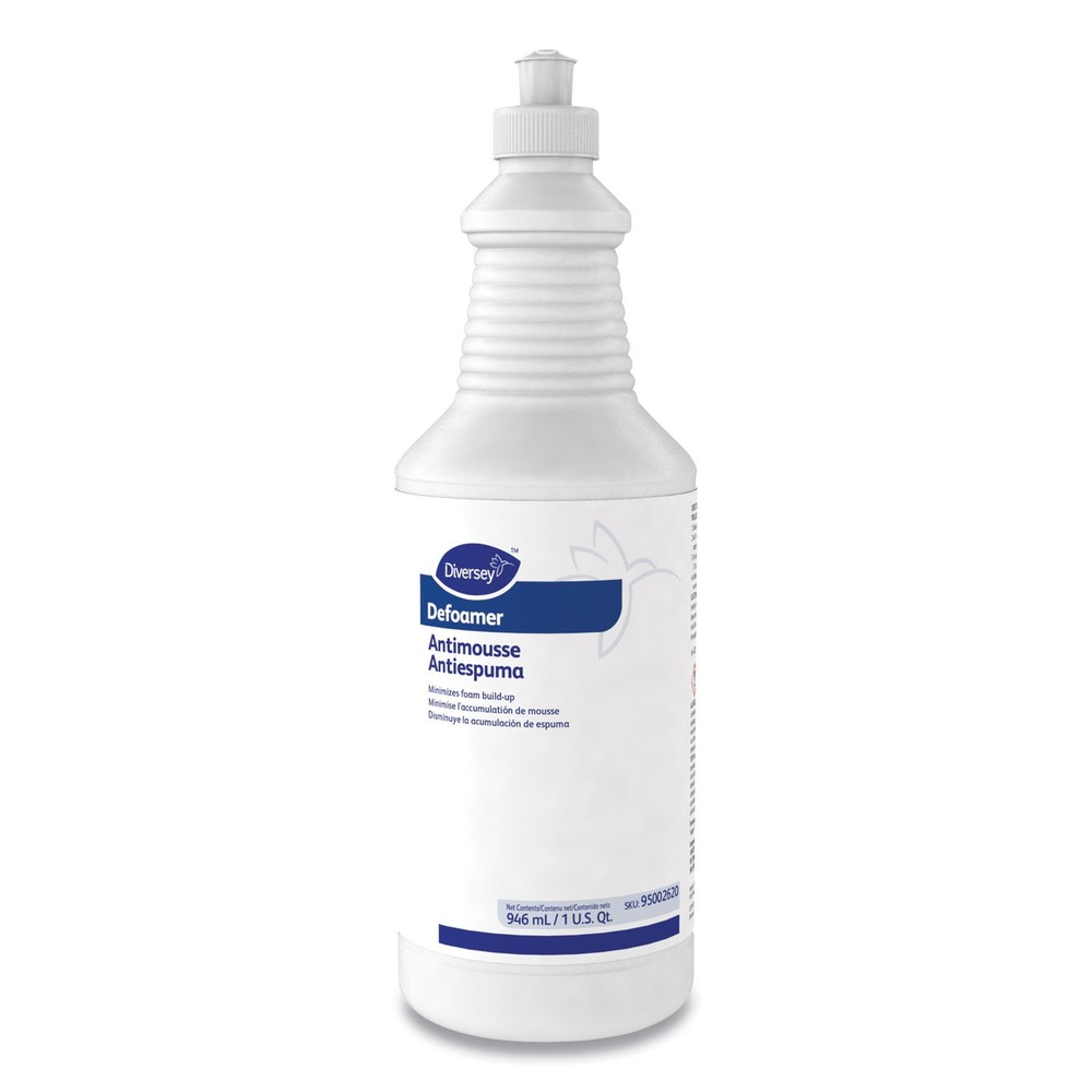 Diversey Defoamer/Carpet Cleaner, Cream, Bland Scent, 32 oz Squeeze Bottle