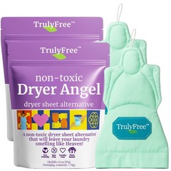 Truly Free Dryer Angel – Natural Dryer Sheet Alternative, Non-Toxic Reusable …