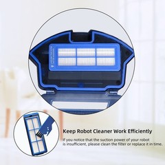 Spare Accessories Compatible for eufy 11S Max, 30C 17*25, Blue / White