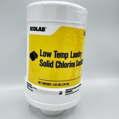 Ecolab 6100975 Low Temp Laundry Solid Chlorine Sanitizer 4lb (sold Individually)
