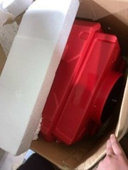 MOUNTO AF500 1/3Hp 500Cfm Industrial HEPA mold dust Air Scrubber Filtration Red