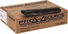 PRO-SOURCE 45 Gal 0.8 mil Household/Office Trash Bag 40″ Wide x 46″ High, Black