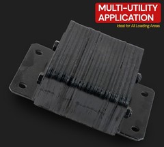 12″x10″x4.5″Viking Laminate Rubber Dock Bumper for Truck Loading Dock Protection