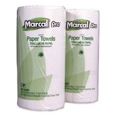 Marcal 250HC 11″ x 8.8″ 2-Ply Recycled Kitchen Roll Towels – White (12/CT) New