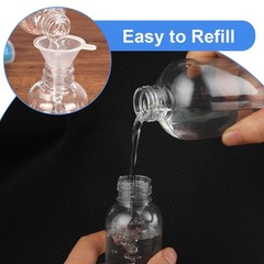8 Pcs Small Spray Bottles Transparent No Leak Fine Mist Travel Bottles Set