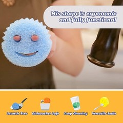 Scrub Daddy Sponges Set – Variety 8 Count (Pack of 1), Colors