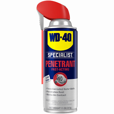 WD-40 300004 Specialist Rust Release Penetrant Spray, 11-oz. – Quantity 6
