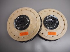 Set (2) Tennant 399244 T5 Nobles SS5 16″ Floor Scrubber Poly Brushes .028