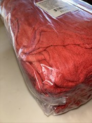 Red Shop Towels Cleaning Wiping Cotton Rags Sealed50ea SameDayHandling &FastUSPS