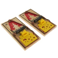 Victor M035 Easy Set Plastic Pedal Mouse Trap, 2-Pack