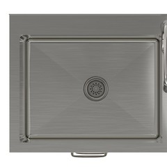 Darwin 46-inch Utility Sink & Cabinet in Pure White
