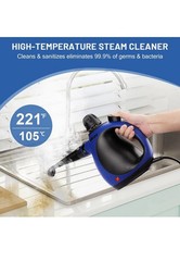 Klona EM-307 Handheld Steam Cleaner 212-221F 1050W 350ml w/ Accessories