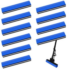 Willinglong 10 Pcs Roller Mop Refill Bulk Absorbent PVA Sponge Head Blue