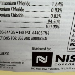 Nisus DSV Disinfectant Sanitizer Virucide Concentrate 1 Gallon Jug EPA