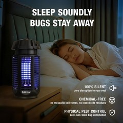 Baldr Bug Zapper Outdoor Indoor 20W Instant Grid Mosquito Repellent Coverage Of
