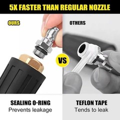 1x Rotating turbine nozzle, 4000PSI high-pressure cleaning machine nozzle head