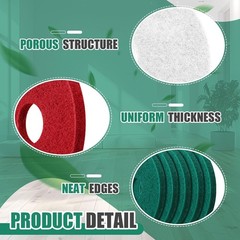 Versatile 12-Inch Orbiter Pads for Scrubbing, Stripping & Polishing Floors