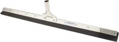 PRO SOURCE 36″ Rubber Blade Floor Squeegee Tapered End, Black