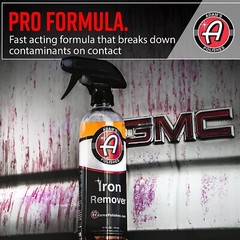 Adam’s Iron Remover 16oz Iron Out Fallout Rust Remover Spray For Car Deta NEW