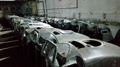ADVANCE Warrior 34RST, 34ST Walk-Behind Floor Scrubber, in AS-IS condition.