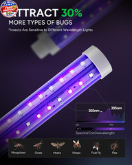 LED Bug Zapper Indoor Outdoor, Up to 50000 Hrs Lifespan Lamp, Energy Saving & Du