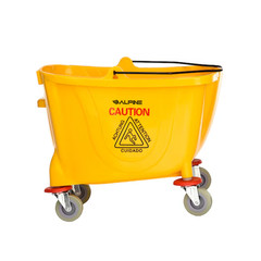SALE- Alpine Industries 9-Gallons Side-Press Wringer Commercial Mop Bucket