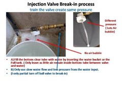 In-line Injection Sprayer Siphon Block Replacement Valve Carpet Clean DAM 2pc