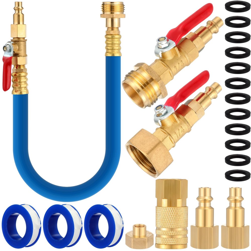 Hotop Rv Winterizing Blowout Kit, 15.75″ Sprinkler Adapter with Blue