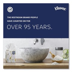 Kleenex 03076 2-Ply Facial Tissue for Business – White (12 Boxes/Carton) New