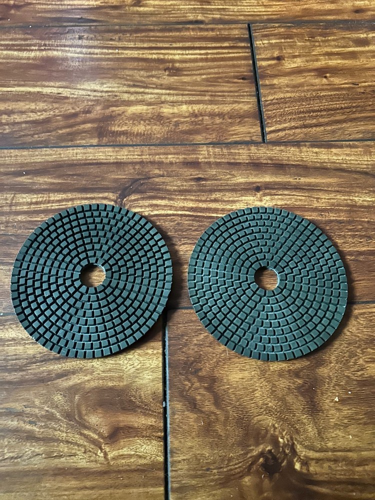 Cyclone wet polish pad 5″ 400 grit, dark green (2 pads)