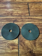 Cyclone wet polish pad 5″ 400 grit, dark green (2 pads)