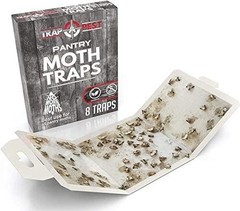 8 Pack Pantry Moth Traps- Safe and Effective for Food 8 Pack, Gray