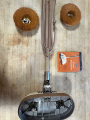 Vintage GE Twin Brush Scrubber Model P11FP4 w/2 Brushes Working w/ Manual FP-4