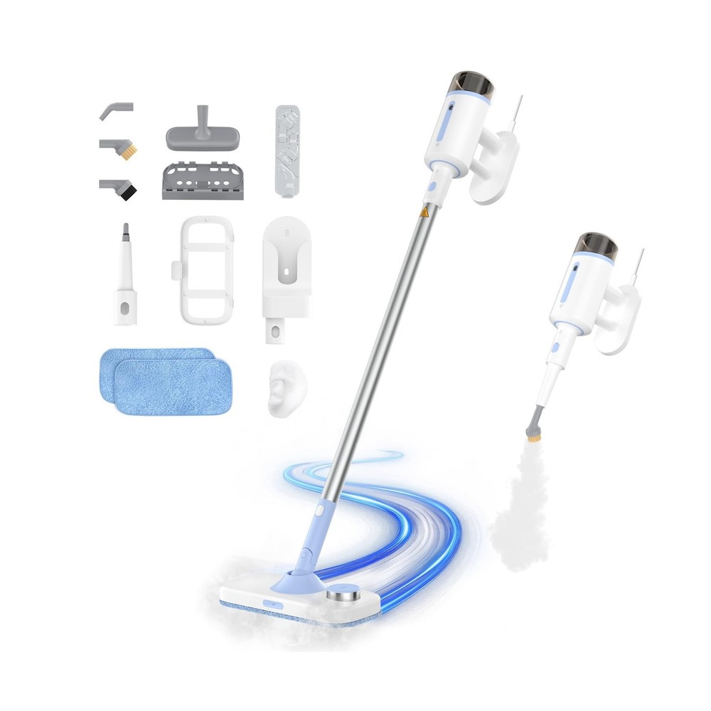 10 in 1 Floor Steamer with Detachable Handheld Steam Cleaner Perfect for Hard…