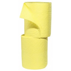 Spilltech Yrsf150h Sorbent Roll, 49 Gal, 15 In X 150 Ft, Harsh Chemicals,