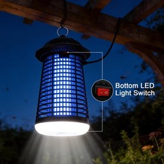 Bug Zapper Outdoor/Indoor,Mosquito 6.1 x x 10.5 inches, Dark black