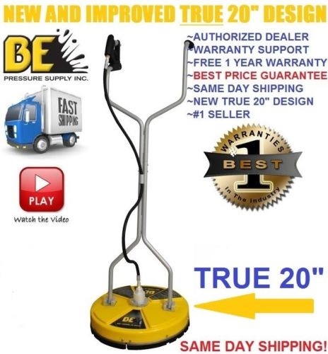 BE Pressure Whirl-A-Way 20” FLAT Surface Cleaner Washer – Concrete Cleaner 20 “