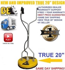 BE Pressure Whirl-A-Way 20” FLAT Surface Cleaner Washer – Concrete Cleaner 20 “