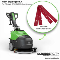 OEM Squeegee Blade Set Kit for IPC Eagle CT30 B45 – 18″ Floor Scrubber